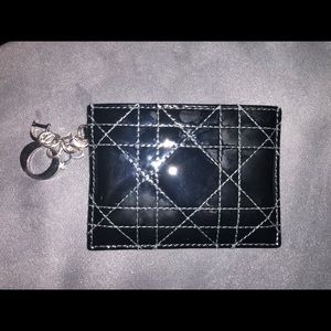 Last chance!! Dior Patent leather card case